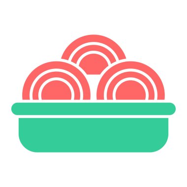 yiyecek ikonu vektör illüstrasyonu