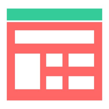 bina simgesi, vektör illüstrasyonu basit tasarım 