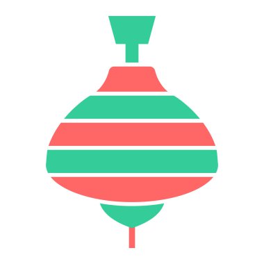 Bir oyuncağın düz dizaynının vektör çizimi