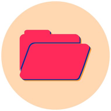 Dosya. Web simgesi basit illüstrasyon