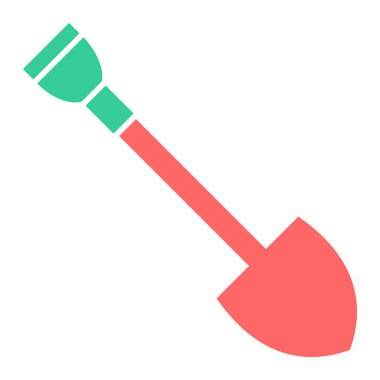 Kürek. Web simgesi basit illüstrasyon