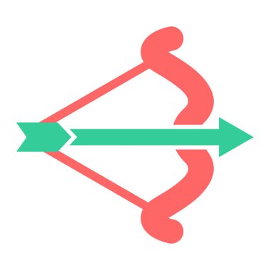 Ok. Web simgesi basit illüstrasyon