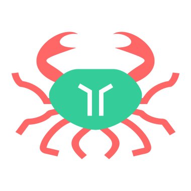 Böcek. Web simgesi basit illüstrasyon