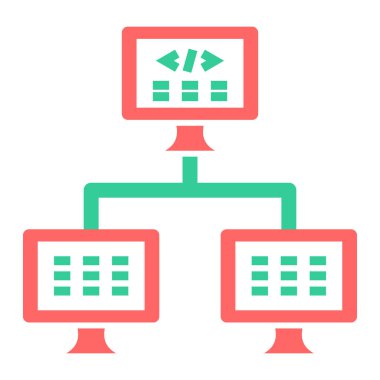 İnternetten alışveriş. Basit resimleme