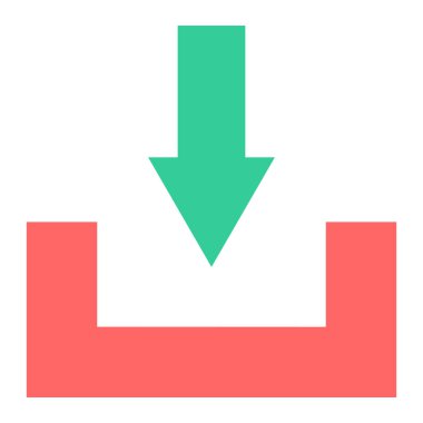 İndir. Web simgesi basit illüstrasyon