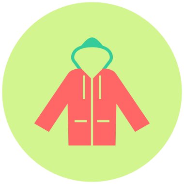 Man düz simgesi, vektör illüstrasyonu