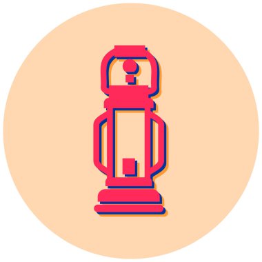 Lamba simgesinin vektör illüstrasyonu