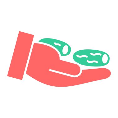 Basit vektör illüstrasyonu, web simgesi 