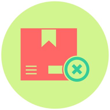 Stok bitti. Web simgesi basit illüstrasyon