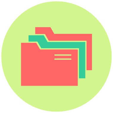 Dosyalar. Web simgesi basit illüstrasyon