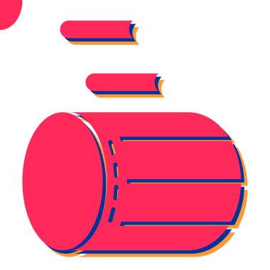 davul web simgesi basit tasarım illüstrasyonu