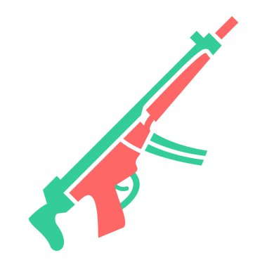 silah simgesi vektör illüstrasyonu