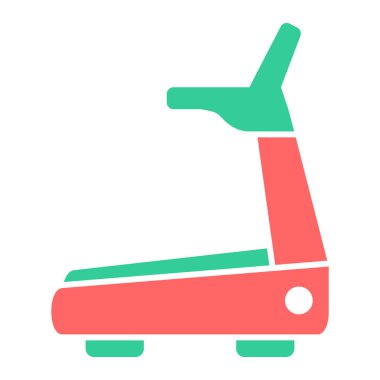 Koşu bandı. Web simgesi basit tasarım