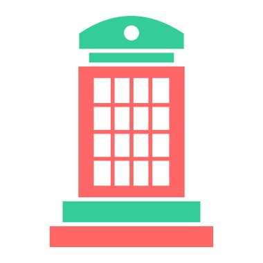 Bina. Web simgesi basit illüstrasyon