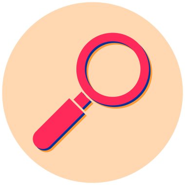 Ara. Web simgesi basit illüstrasyon