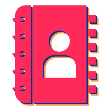 kitap simgesi vektör illüstrasyonu