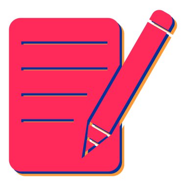 kalem simgesi vektör illüstrasyonu