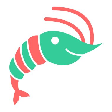 Balık. Web simgesi basit illüstrasyon