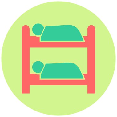 Otel yatağı. Basit tasarım