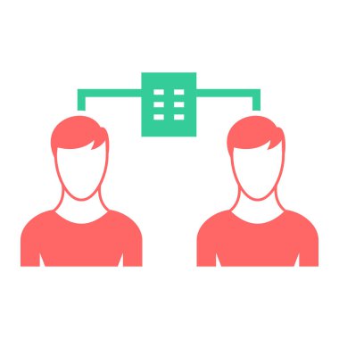 iş takımı simgesi vektör illüstrasyonu