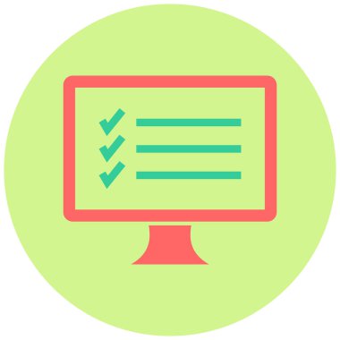 Düz vektör simgesi kodlanıyor