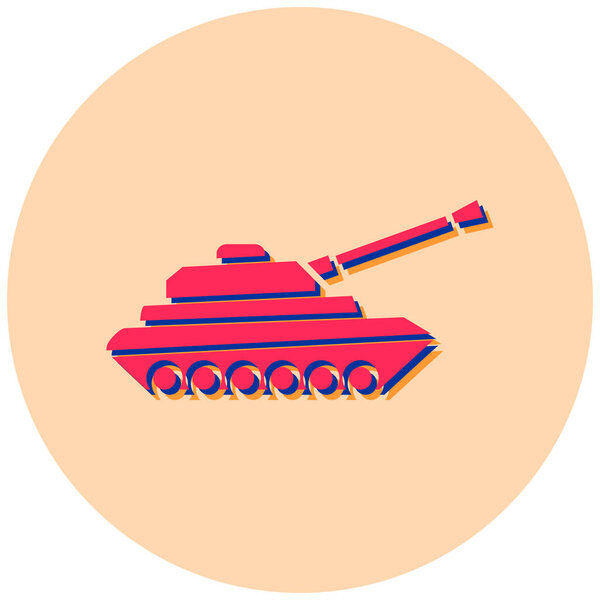 tank. web icon simple illustration