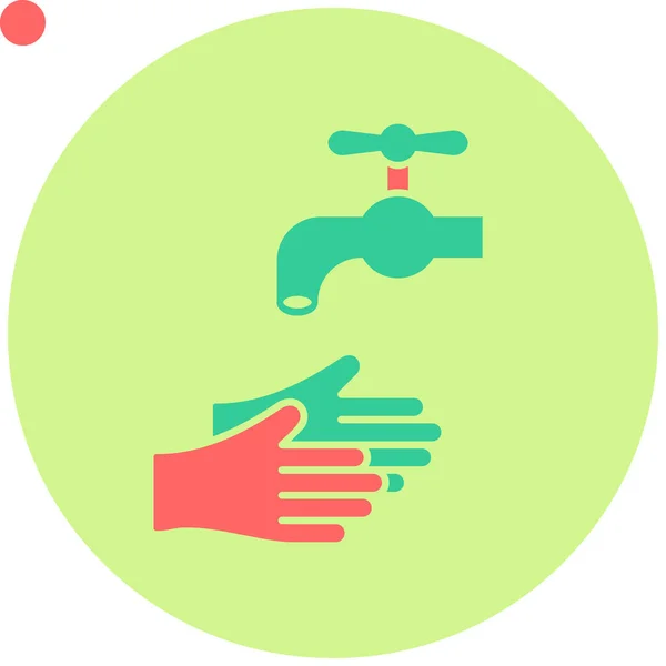 Hand Wash Vector Illustration — Stock Vector