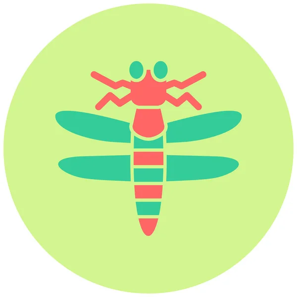 Bug Vector Glyph Flat Icon — Stock Vector