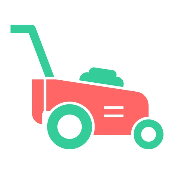 Tracteur Icône Web Illustration Simple — Image vectorielle