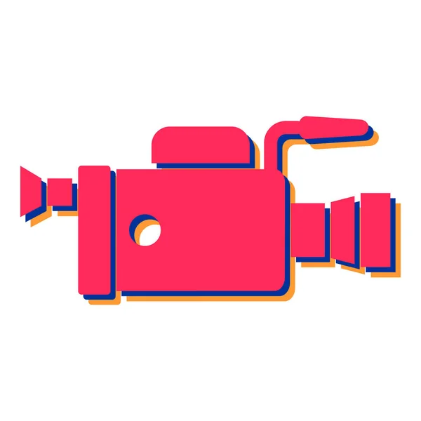 Camera Icon Simple Illustration Video Camcorder Vector Icons Web Design — Stock Vector