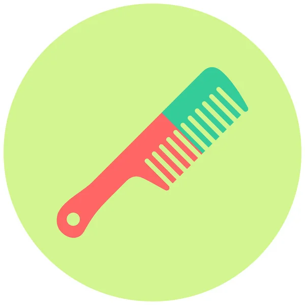 Comb Flat Vector Icon — Stock Vector