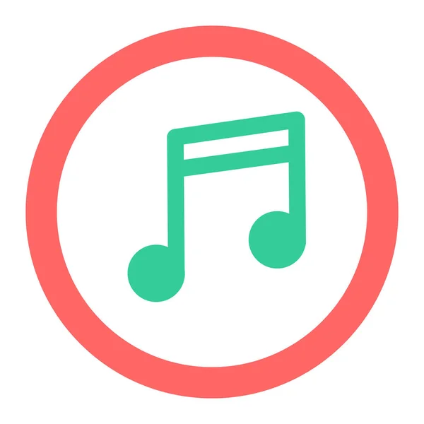 Music Note Vector Icon — Stock Vector