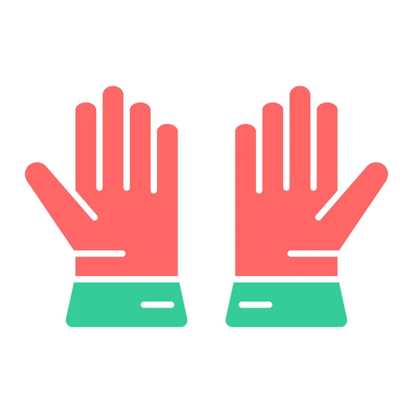 Handschuhe Symbol Vektor Illustration — Stockvektor