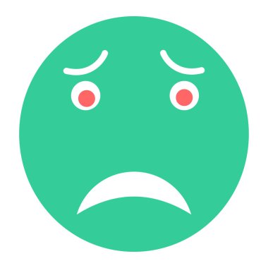 emoji. Web simgesi basit illüstrasyon