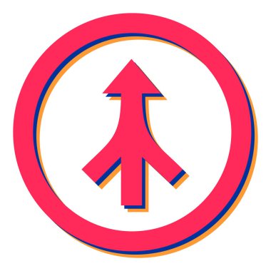 ok simgesi vektör illüstrasyonu