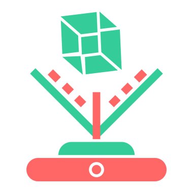 Kutu. Web simgesi basit illüstrasyon