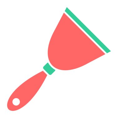 Macun bıçağı simgesi, vektör illüstrasyonu basit tasarım 