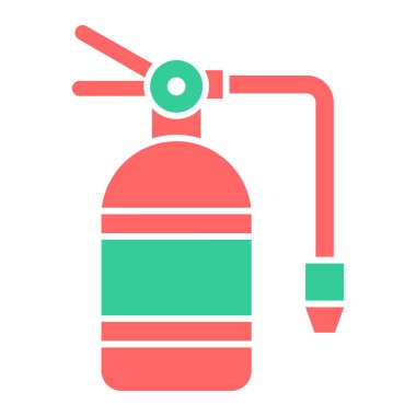 Yangın söndürme ikonu. Web için basit kurtarma helikopter vektör simgeleri çizimi