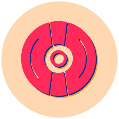 cd simgesinin vektör illüstrasyonu