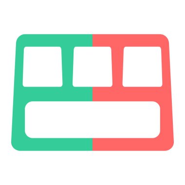 okul servisi simgesi modada izole edilmiş arkaplan