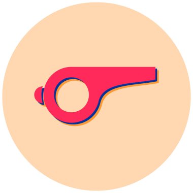 Islık çal. Web simgesi basit tasarım