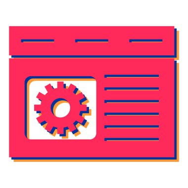 Dosya belgesi simgesinin vektör illüstrasyonu