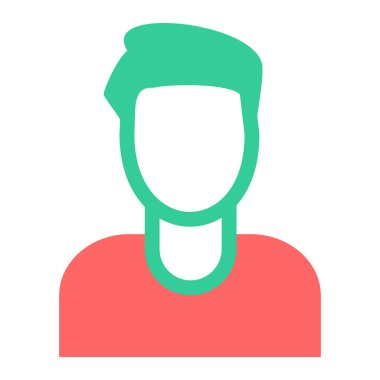 avatar. Web simgesi basit tasarım