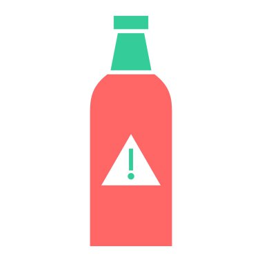 Şişe. Web simgesi basit tasarım