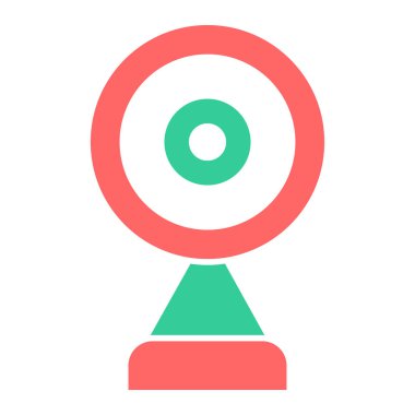 Web kamerası. Web simgesi basit illüstrasyon