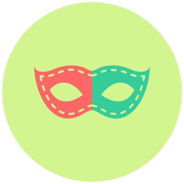 Maske. Web simgesi vektör illüstrasyonu