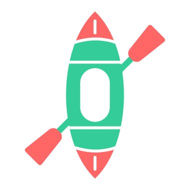 tekne düz simgesi. Vektör çizim