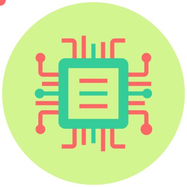 ai simgesi, vektör illüstrasyonu basit tasarım 