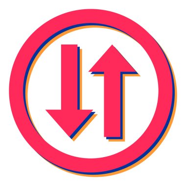 ok simgesi vektör illüstrasyonu