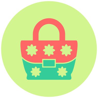 Çanta ikonu. Basit resimleme